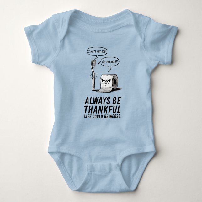 Body Para Bebé Odio mi trabajo | ¡¡¡Por favor!!! Estar siempre ag (Anverso)