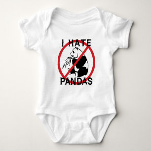 Body Para Bebé Odio pandas