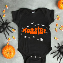 Body Para Bebé of Halloween, Spooky Season, Funny Baby Halloween