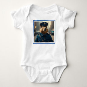 Body Para Bebé Oficial Capybara: Manteniendo la Paz, 