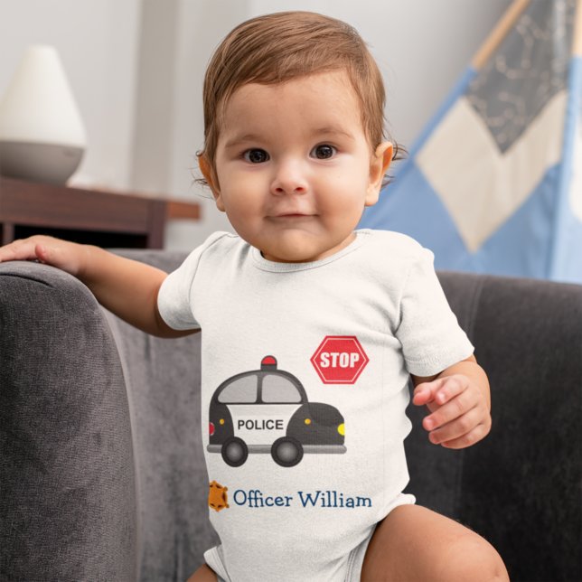 Body Para Bebé Oficial de policía de niños pequeños y automóvil (Subido por el creador)