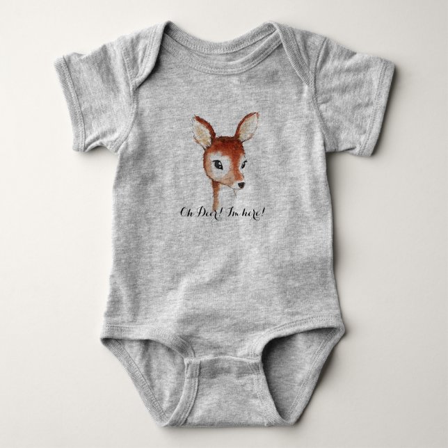 Body Para Bebé Oh Deer (Anverso)