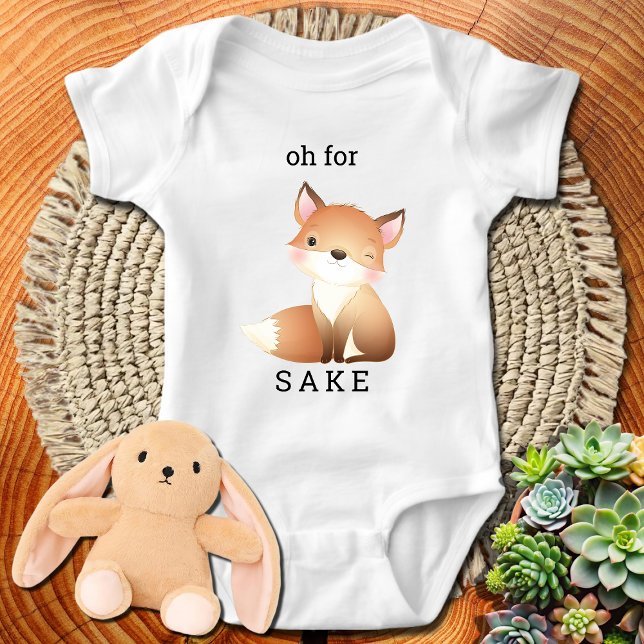 Body Para Bebé Oh Por Fox Sake Cute Gracioso Baby Bodysuit (Subido por el creador)