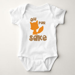 Body Para Bebé Oh Por Fox Sake, Fox Silhouette, Woodland Animal