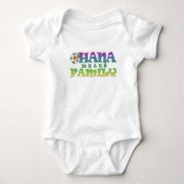 Body Para Bebé  Ohana significa familia - con plumeria Baby Bodys
