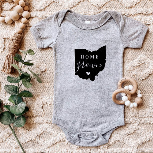 Body Para Bebé Ohio Home Grown State Tee