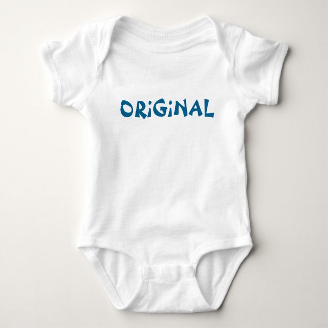 Body Para Bebé OiGiNAL (© Mira) Baby Bodysuit (Anverso)