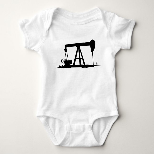 BODY PARA BEBÉ OIL WELL SILHOUETTE (Anverso)