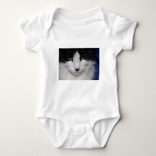 Body Para Bebé Ojos oscuros de gato