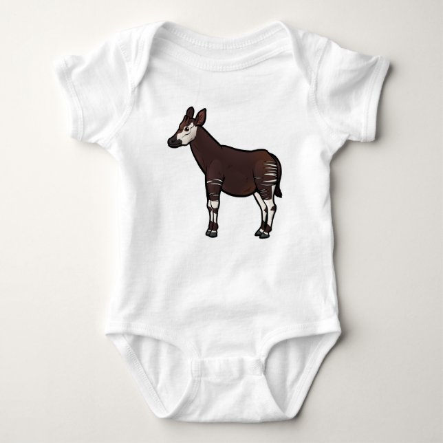 Body Para Bebé Okapi (Anverso)