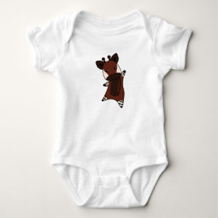 Body Para Bebé Okapi Cute Forest Giraffe Zebra Giraffes Animal