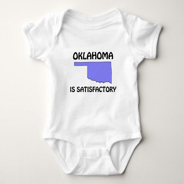 Body Para Bebé Oklahoma - Es Satisfactorio (Anverso)