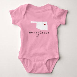 Body Para Bebé Oklahoma Home Grown State Tee