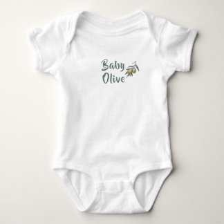Body Para Bebé Oliva de bebé