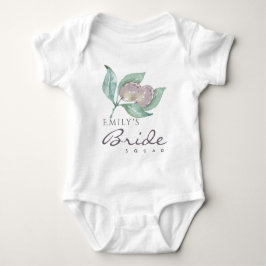BODY PARA BEBÉ OLIVE BRIDE SQUAD MONOGRAM DE LA FOLIAGE AZUL WATE