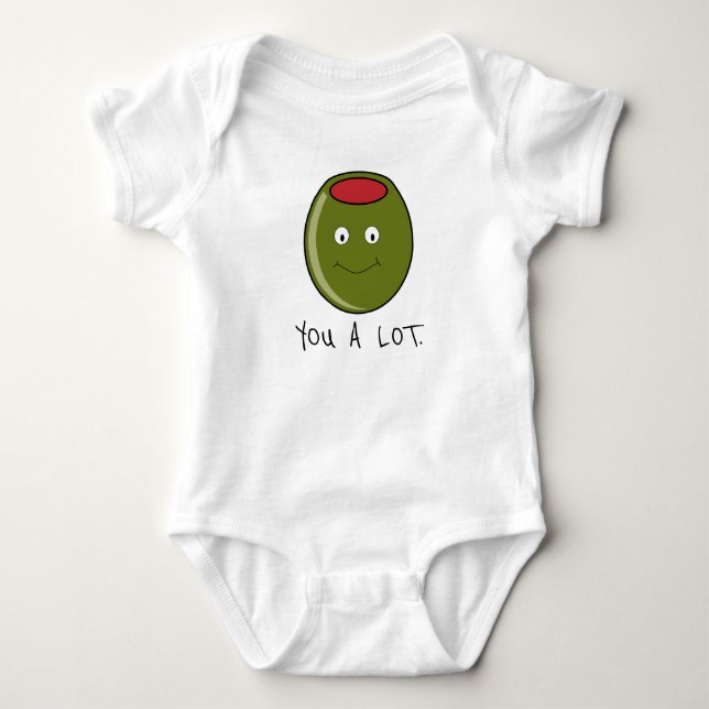 Body Para Bebé Olive You A Mucha Camiseta Bebé De Una Pieza (Anverso)