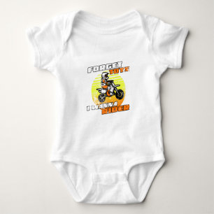 Body Para Bebé Olvídate de los juguetes que quiero hacer motocro