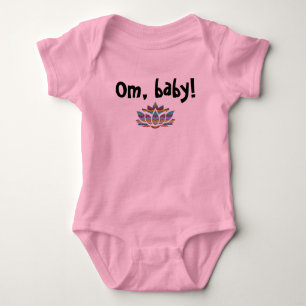 Body Para Bebé Om, Baby! con Lotus - Sandalia Rastrera para Niñas