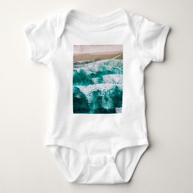 Body Para Bebé Ondas (Anverso)