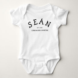 Body Para Bebé One-Piece del Coronavirus Baby Personalizado