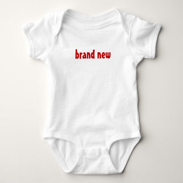 Body Para Bebé onsie a estrenar del bebé (Anverso)