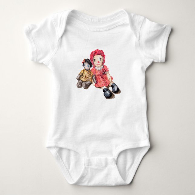 Body Para Bebé Onsie con muñecas mordaza (Anverso)