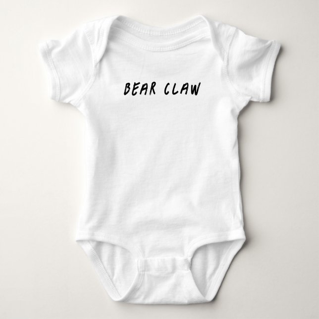 Body Para Bebé Onsie de bebé con garra de oso (Anverso)