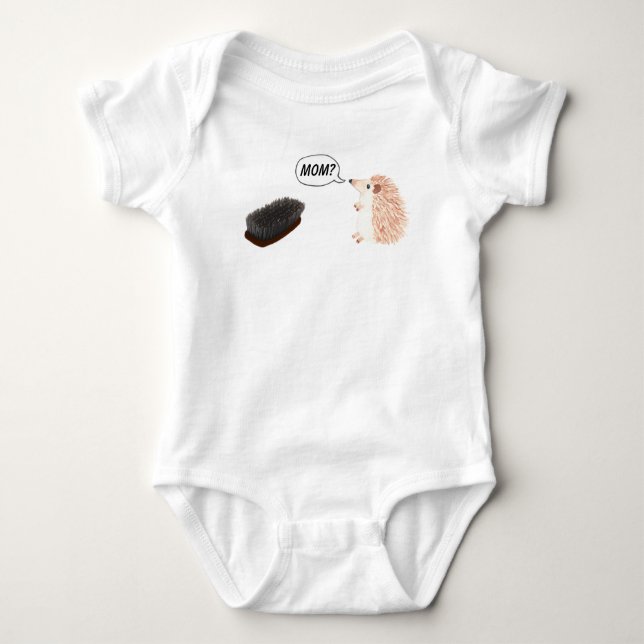 Body Para Bebé Onsie divertido del erizo lindo (Anverso)