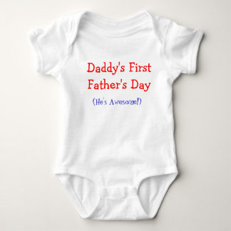 Body Para Bebé Onsie, el primer bebé de papá