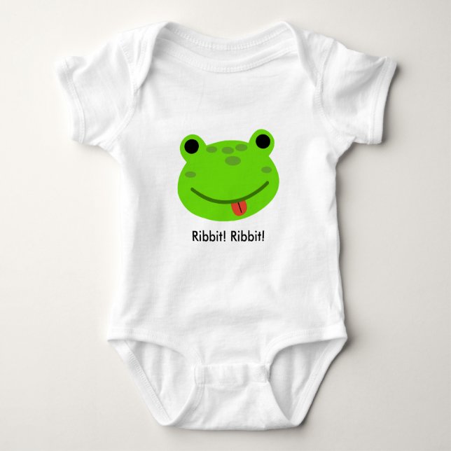 Body Para Bebé Onsie-enredadera de la rana (Anverso)