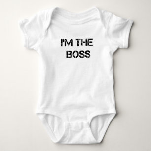 Body Para Bebé Onsie infantil - "soy impresión de Boss"