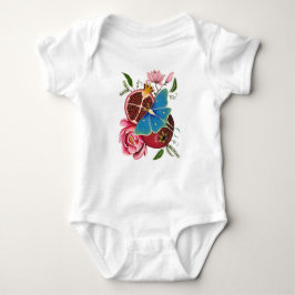Body Para Bebé Onsie neutral de género Pomegranate y Luna Moth