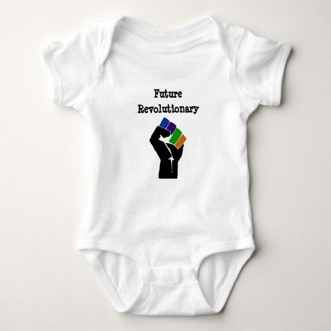 Body Para Bebé Onsie revolucionario futuro (Anverso)