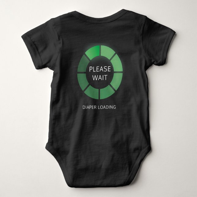 Body Para Bebé Onsie, un bebé creativo (Reverso)