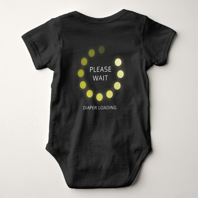 Body Para Bebé Onsie, un bebé creativo (Reverso)