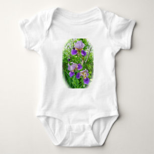 Body Para Bebé Onsie, un bebé de trío de iris morado