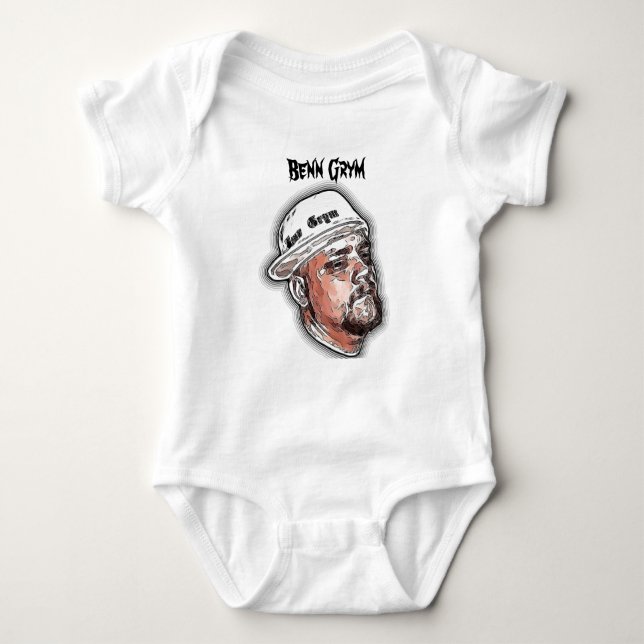 Body Para Bebé Onzie del bebé de Benn Grym (Anverso)