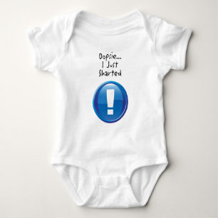 Body Para Bebé Oopsie I Just Shared - Boy