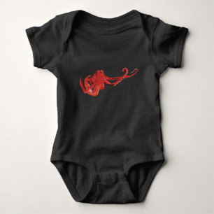 Body Para Bebé Opulpo rojo