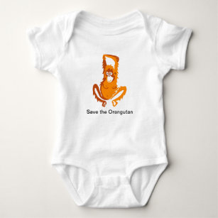 Body Para Bebé Orangutan - T-Shirt