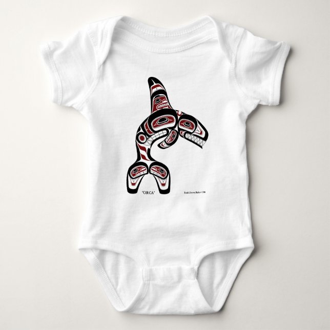 Body Para Bebé orca (Anverso)