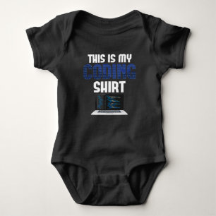 Body Para Bebé Ordenador programador Nerd Este es mi código