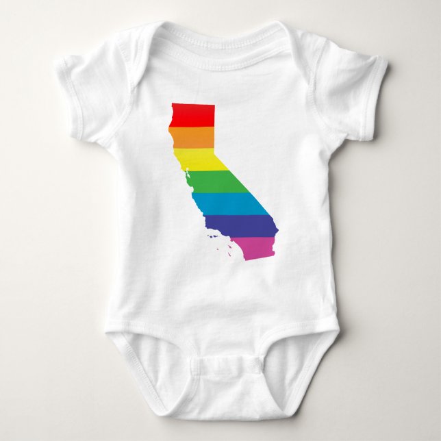 Body Para Bebé orgullo de california. (Anverso)