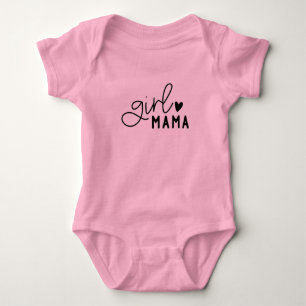 Body Para Bebé Orgullo de Mama Corazón en Cursiva 