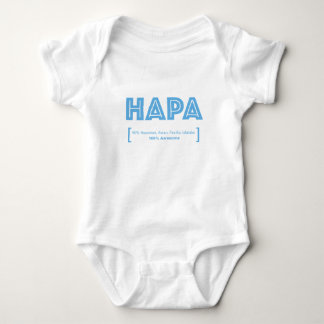 Body Para Bebé Orgullo HAPA Isleños del Pacífico asiático medio