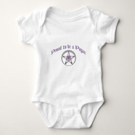 Body Para Bebé Orgullo pagano en morado
