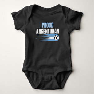 Body Para Bebé Orgulloso Campeón de la Copa del Mundo Argentina 2