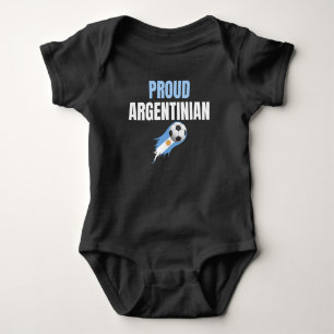 Body Para Bebé Orgulloso Campeón de la Copa del Mundo Argentina 2