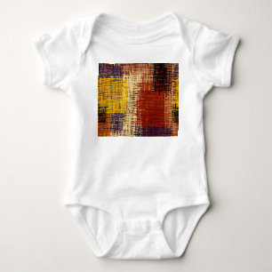 Body Para Bebé Ornamento bordado, líneas de colores, estilo bohem