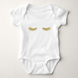 Body Para Bebé Oro Eyelashes Moda Bebé Tutu Bodysuit